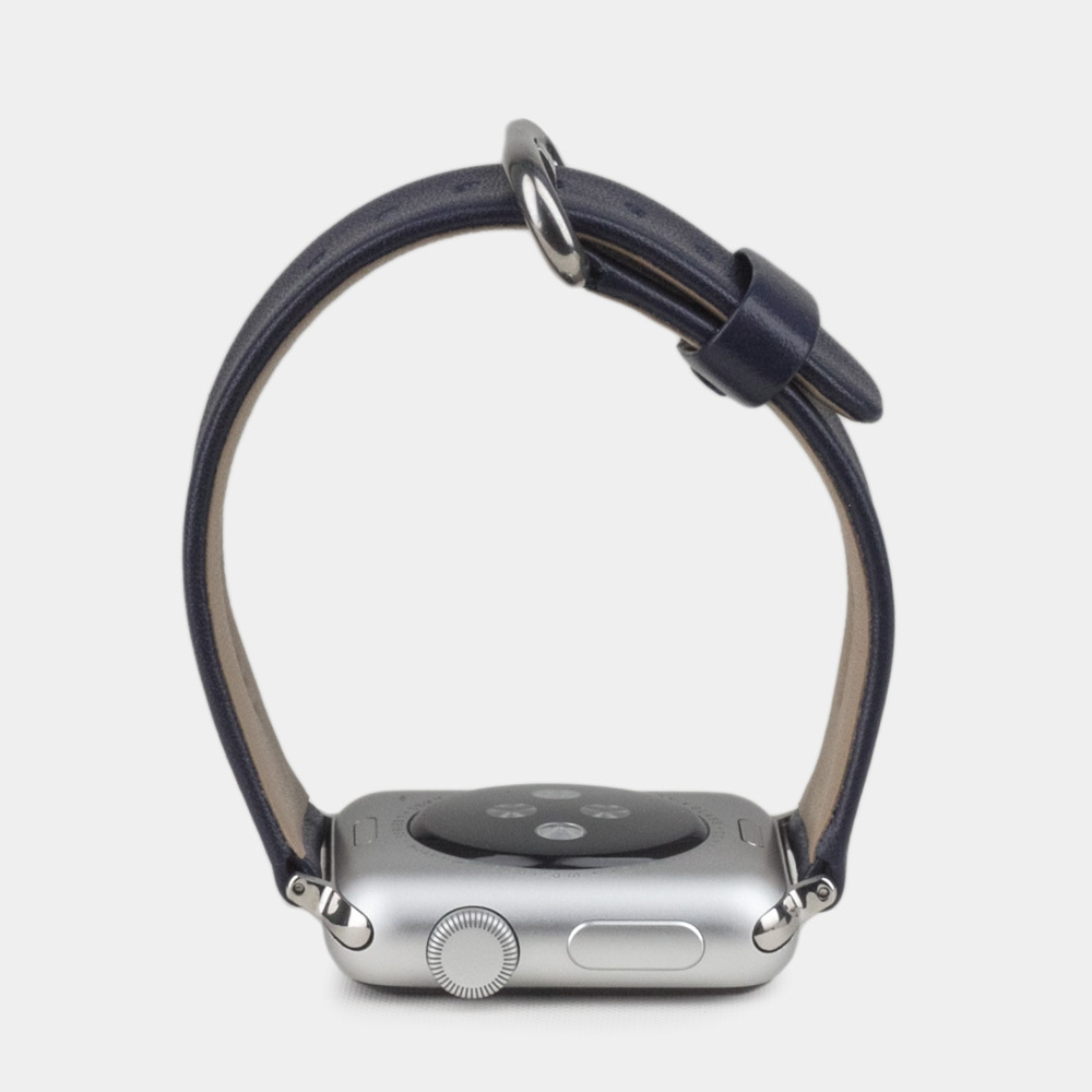 Ремешок для Apple Watch 40/41/42 mm из кожи теленка,  цвета индиго