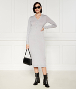 Хлопковое платье Calvin Klein - серый(K20K207219)