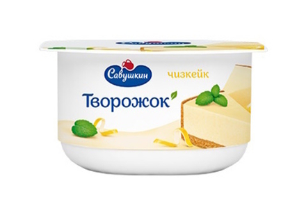 Паста творожная "Савушкин" 120г. Чизкейк