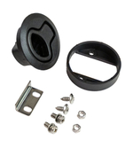 Ручка для люка врезная, утапливаемая, черная, 61мм