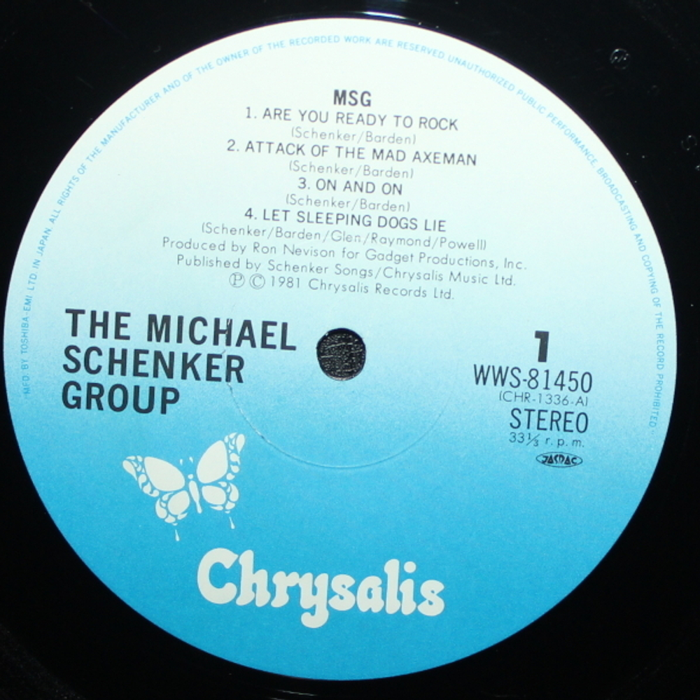 The Michael Schenker Group / MSG (LP)