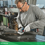Угловая шлифмашина Bosch GWS 18V-10 Professional с 2АКБ в кейсе (06019J4004)