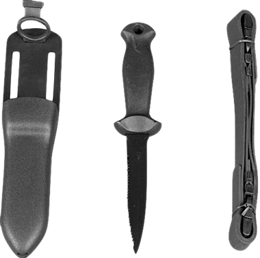 Нож подводника AquaDiscovery Sub-11 Чёрный --