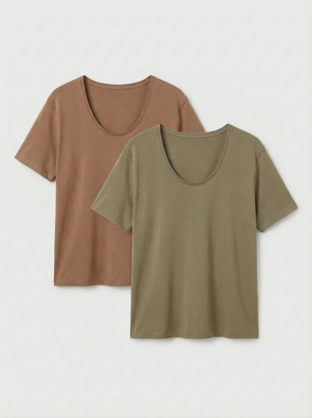 Набор из 2-х футболок из хлопка с модалом