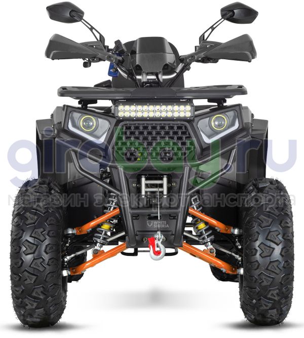 Бензиновый квадроцикл WHITE SIBERIA BARS 200CC PRO (Черный)