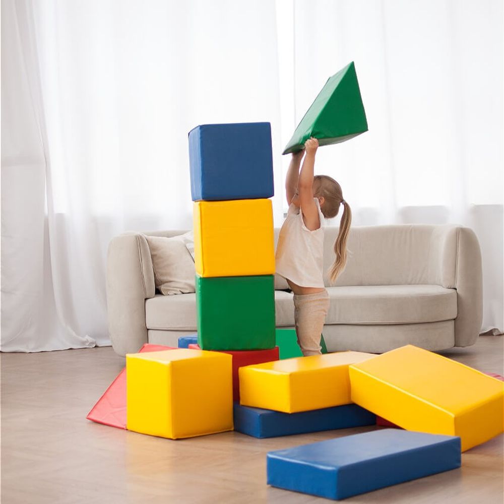 Мягкий игровой комплекс Romana «Замок» (серый-бежевый)