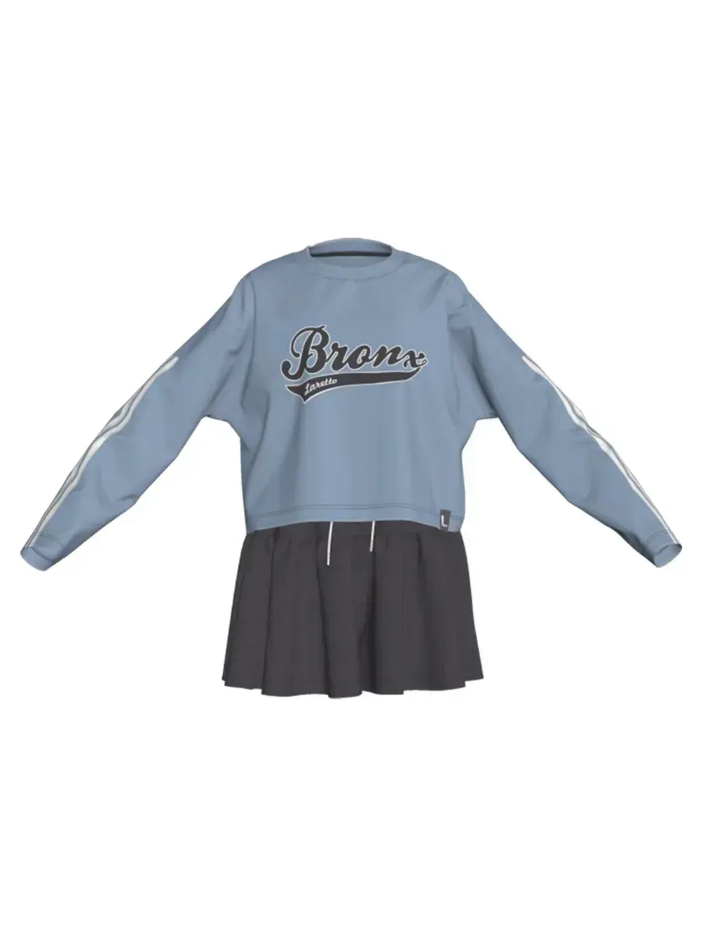 Осенний костюм для девочки, лонгслив и шорты