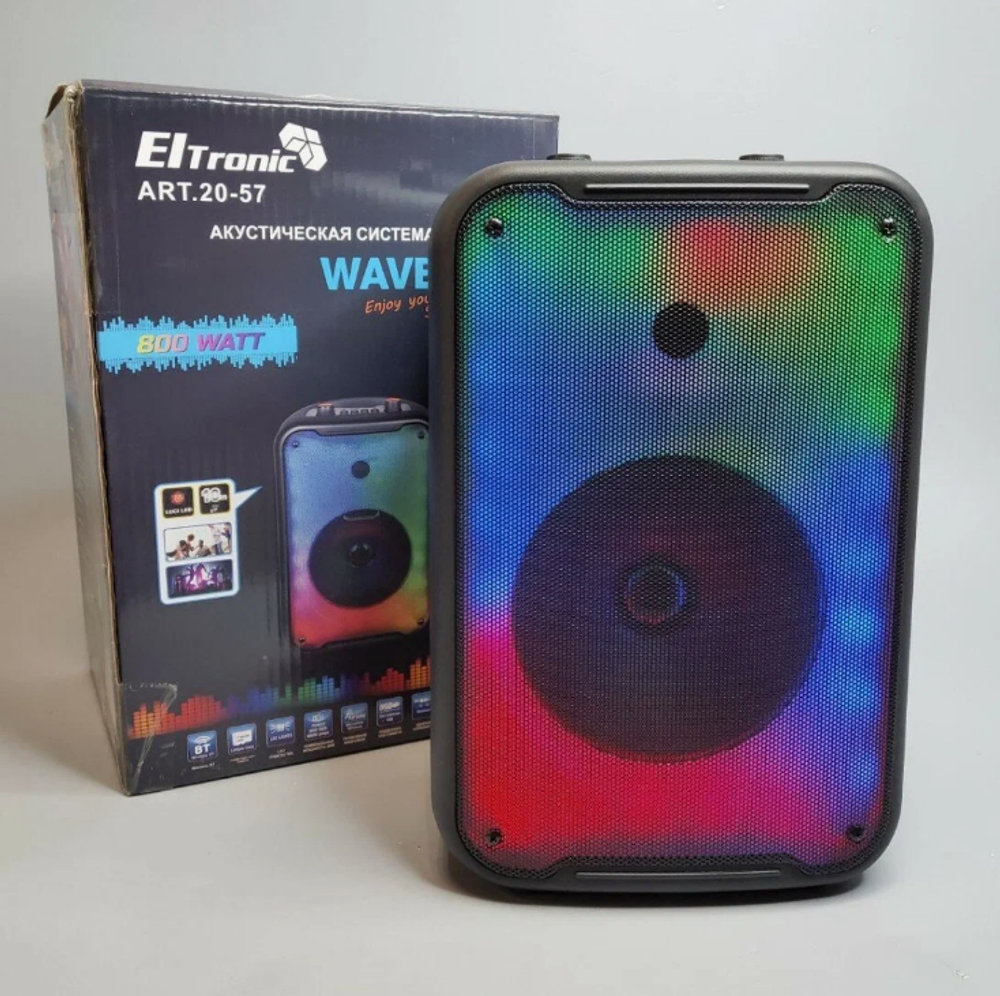 Колонка 08" (20-57 WAVE 800) динамик 1шт/8" ELTRONIC с TWS