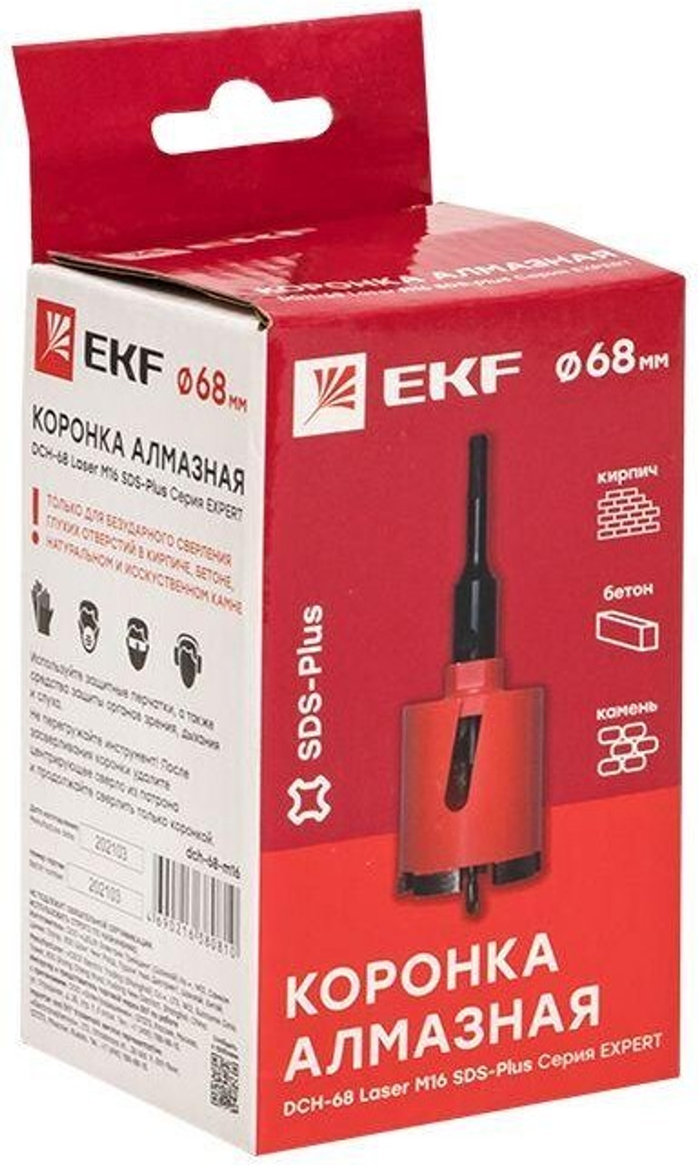 Коронка алмазная EKF dch-68-m16