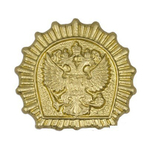 Эмблема петличная КК зол.
