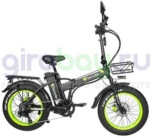 Электровелосипед Syccyba F10 Pro 2025 года (48V/15Ah) - Салатовый обод фото №9