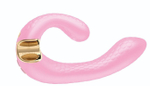 Розовый гибкий вибростимулятор MIYO с двумя моторами - 18,5 см. (Цвет: розовый)