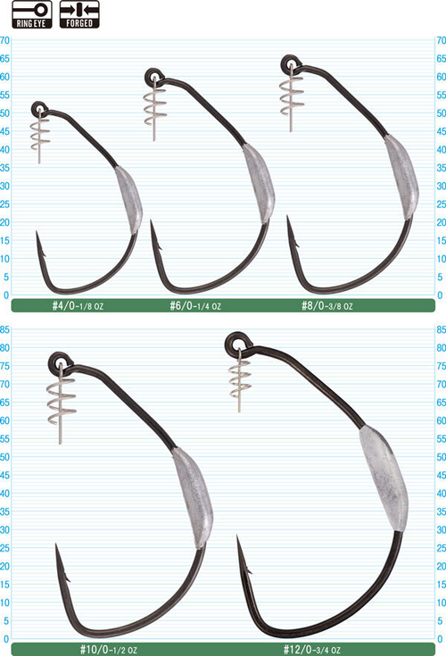 Крючок Owner огруженый 5130W №12/0 3/4