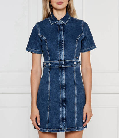 Джинсовое платье Tommy Jeans - голубой(DW0DW18593)