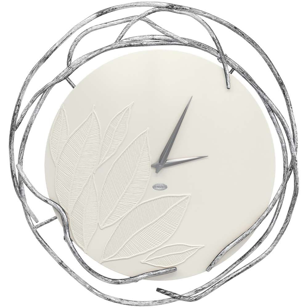 Часы настенные Арт Колор Белый опал Сильвер