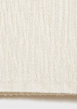 Джемпер из смесовой шерсти с воротником с отворотом