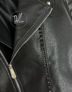 Кожаная куртка косуха Philipp Plein