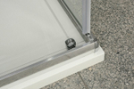 Душевой уголок BelBagno Unique 125х90 UNIQUE-AH-1-110/125-90-C-Cr профиль Хром стекло прозрачное