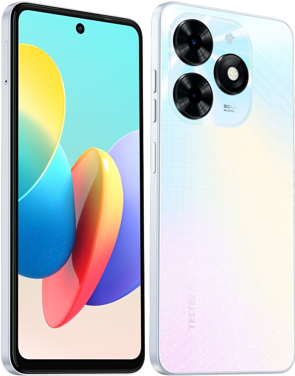 Смартфон TECNO Spark 20C (BG7n) 4/128GB Mystery White