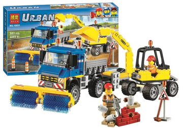 Конструктор «Уборочная техника» арт.  10651 (City 60152) ,  323 детали