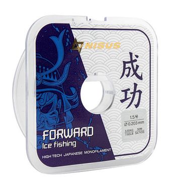 Леска FORWARD ICE FISHING 0,203mm/50m Nylon Transparent (N-FIF-0.203-50) Nisus