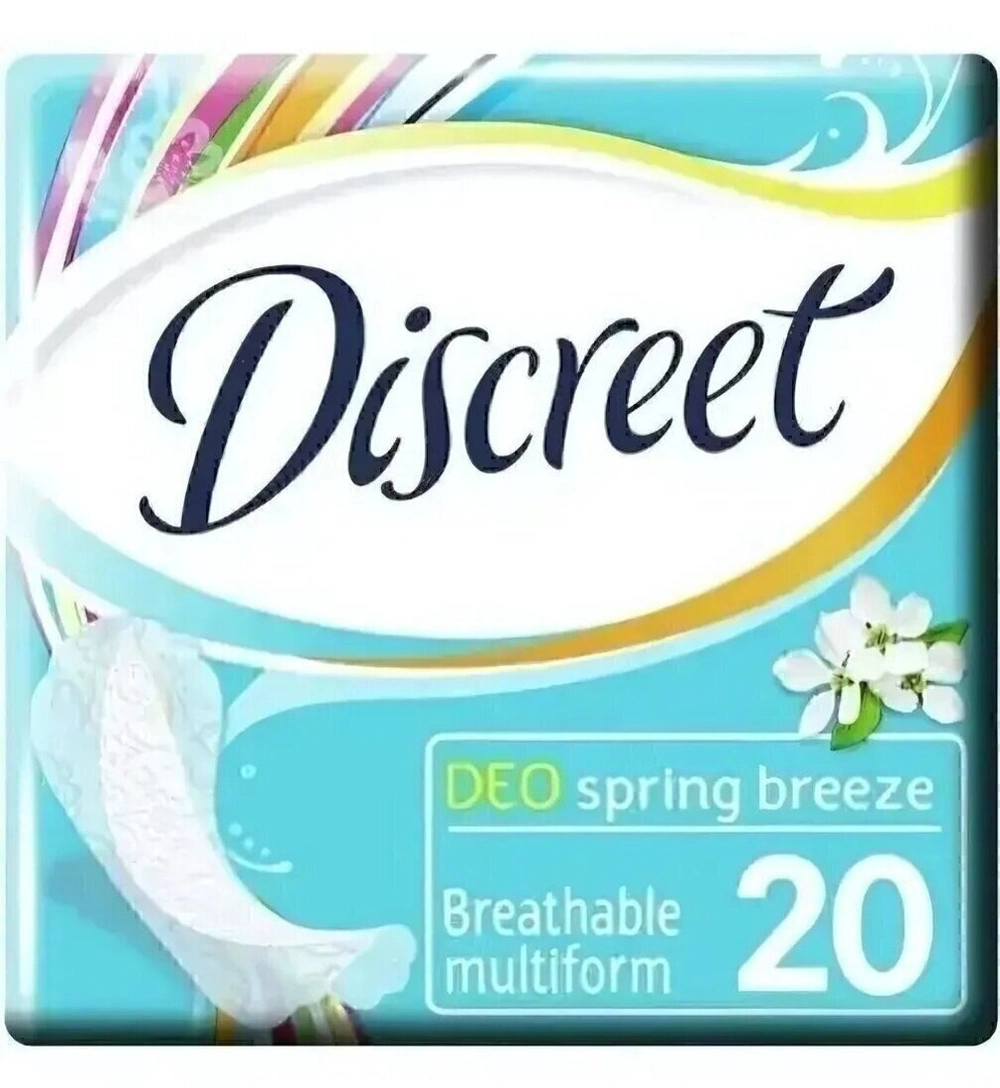 Дискрит прокладки ежеднев део Весениий Бриз 20шт.