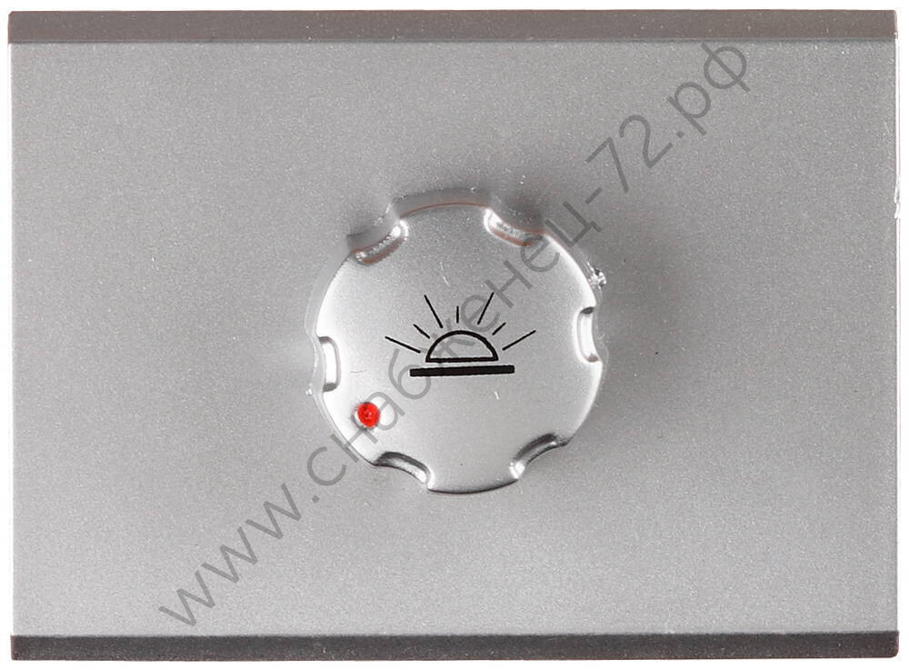 СВЕТОЗАР Эффект, без вставки и рамки 60-500Вт, Диммер (SV-54442-SM)