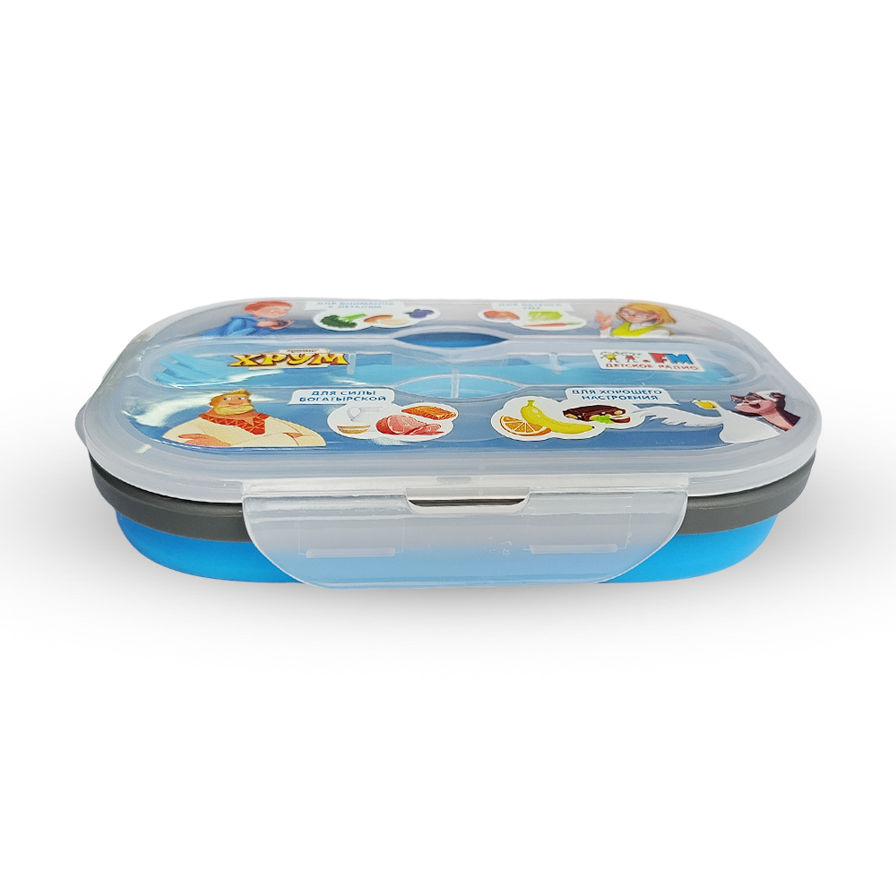 Ланч-бокс складной «Детективное агентство ХРУМ» (односекционный)