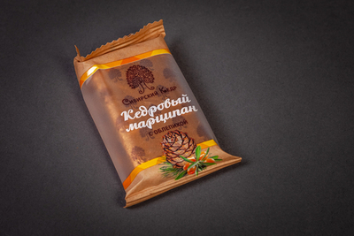 Кедровый марципан с облепихой