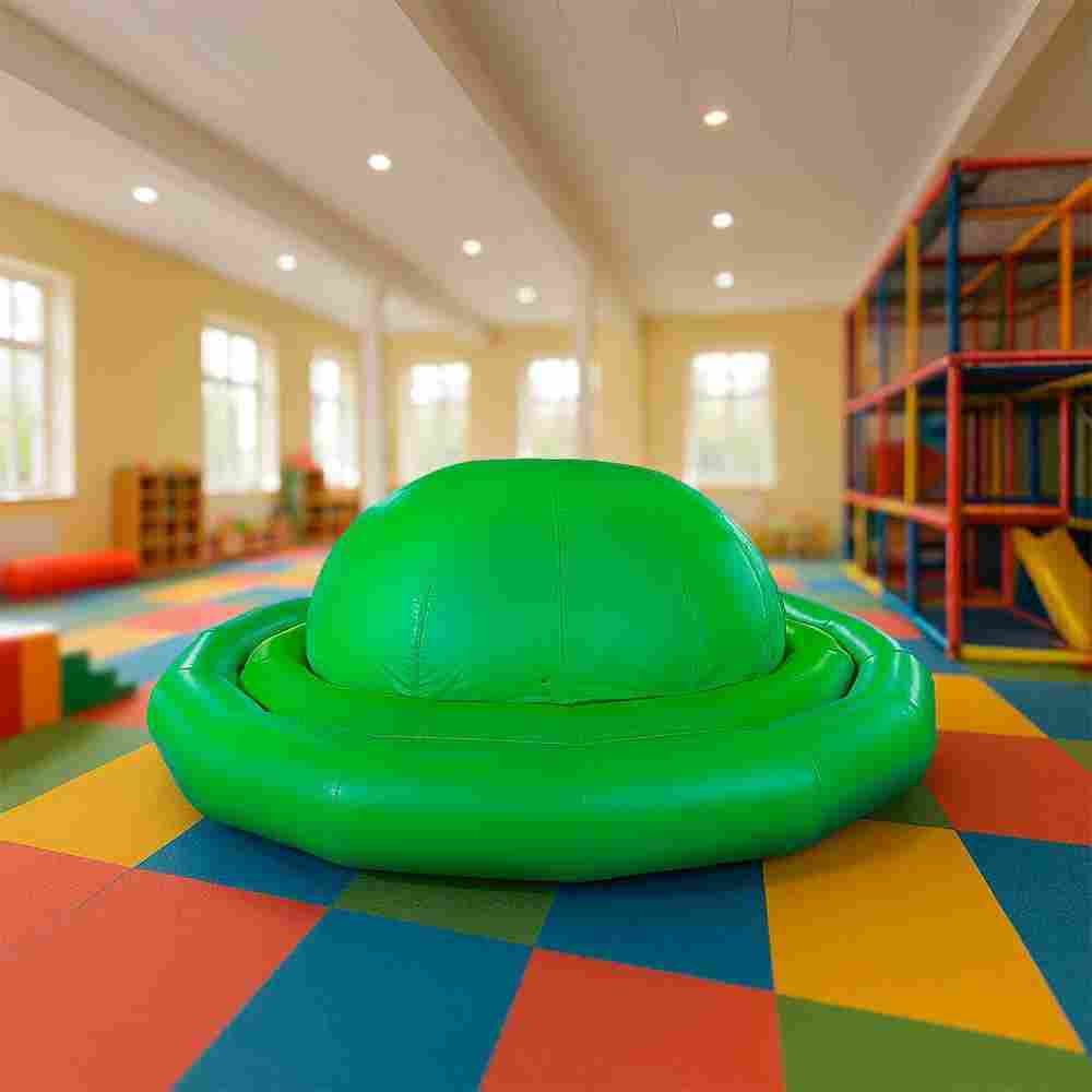 Надувное оборудование «Надувной живот» 3*3*1,2 м, зелёный