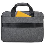 Сумка-портфель BRAUBERG "Ultra" с отделением для ноутбука 15,6", темно-серая, 28х39х3 см, 270834