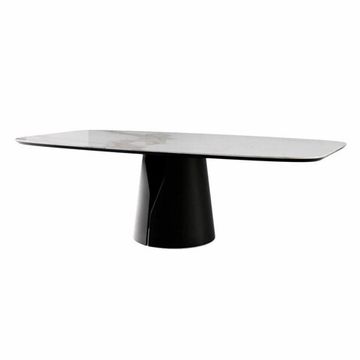 Керамический обеденный стол GIANO 160x80, матовая керамика, опора металл