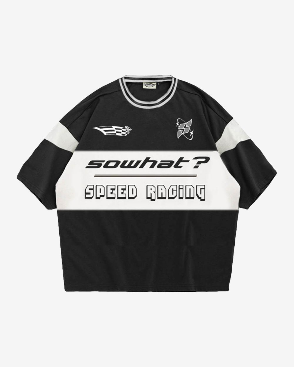 Футболка SoWhat? Speed Racing черная