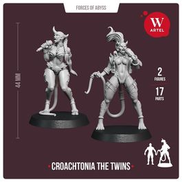 Комплект миниатюр Croachtonia the Twins