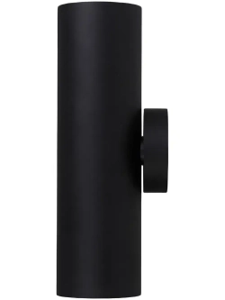 Светильник настенный, бра двунаправленный, черный, Е27