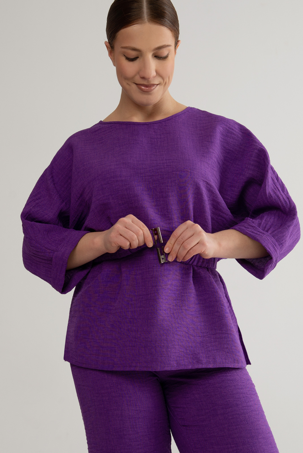 Туника 4728з, фиолетовый #527Ф204728з