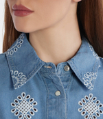 Рубашка BRIGITTE GUESS - голубой(W4GH34 D5CD1)