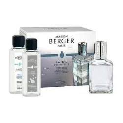 Maison Berger Paris - Набор квадратных аромаламп Esentielle + 2 ароматических масла 250 мл / артикул   3398  / GTIN 3127290033987
