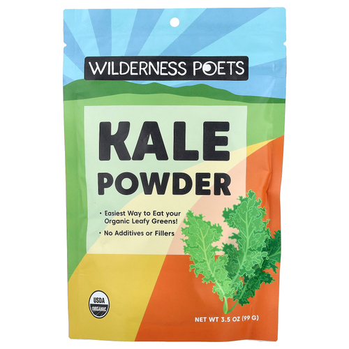 Wilderness Poets, порошок из органической кудрявой капусты, 99 г (3,5 унций)