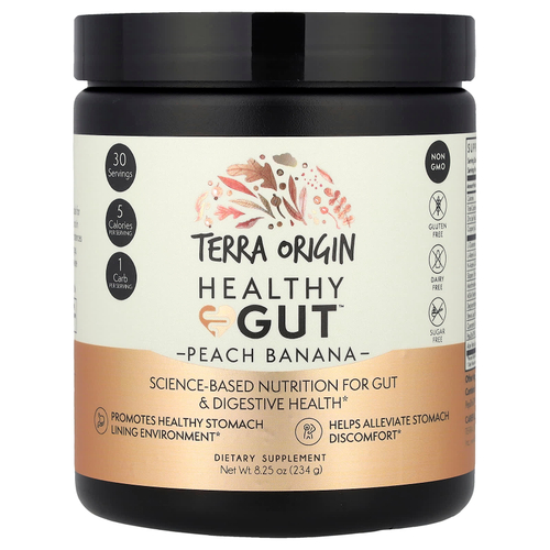 Terra Origin, Healthy Gut™, персик и банан, 234 г (8,25 унции)