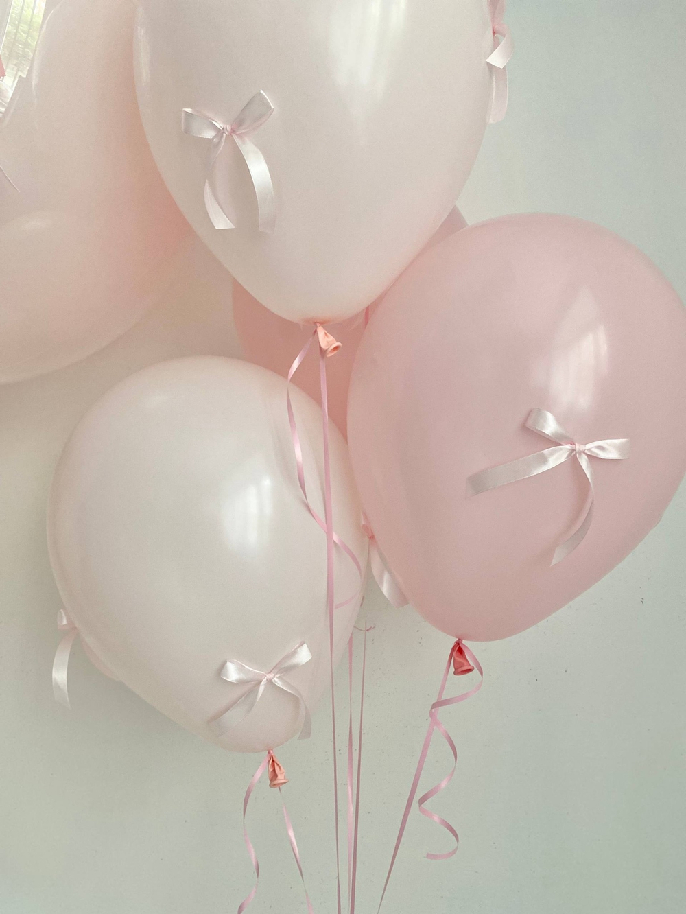 Воздушные шары с бантиками №3484