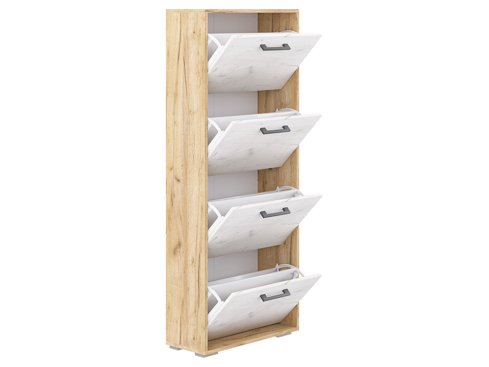 Обувница-5 крафт золотой/крафт светлый