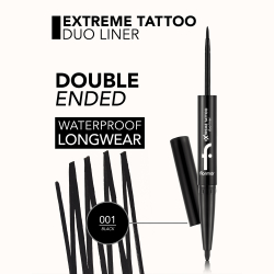 flormar Extreme Tattoo Duo Liner - Подводка для глаз 2-в-1, 2,66 g