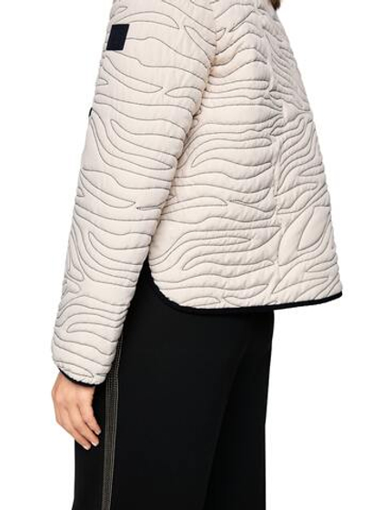 Marc Cain Куртка стеганая с вязаным воротником