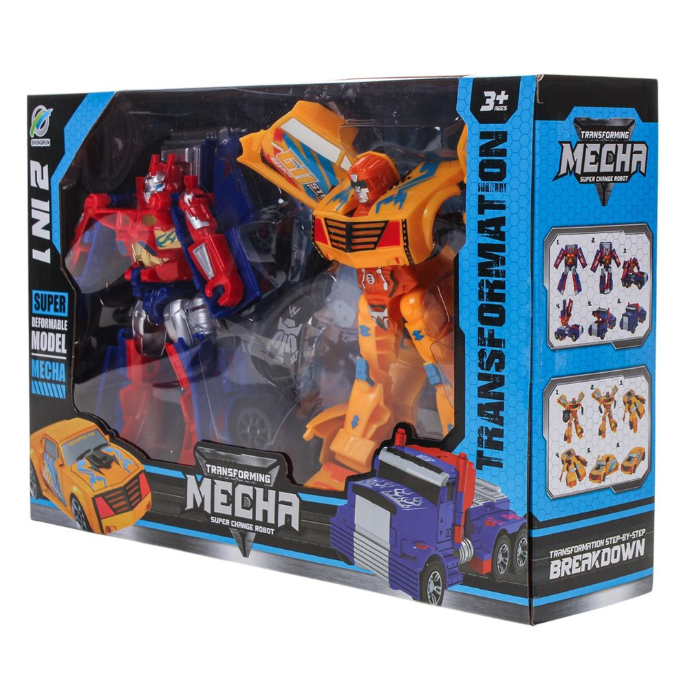 Трансформер-робот, коробка 168-8