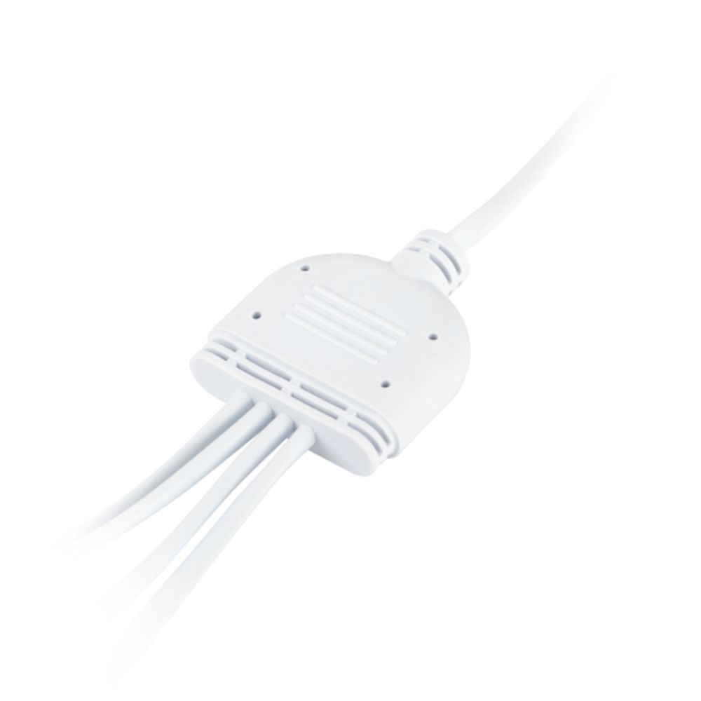 Разветвитель сетевой для линейных светильников ЭРА 4х IEC C5 3pin+timer на 4 точки с таймером 4, 8, 12H 2 м