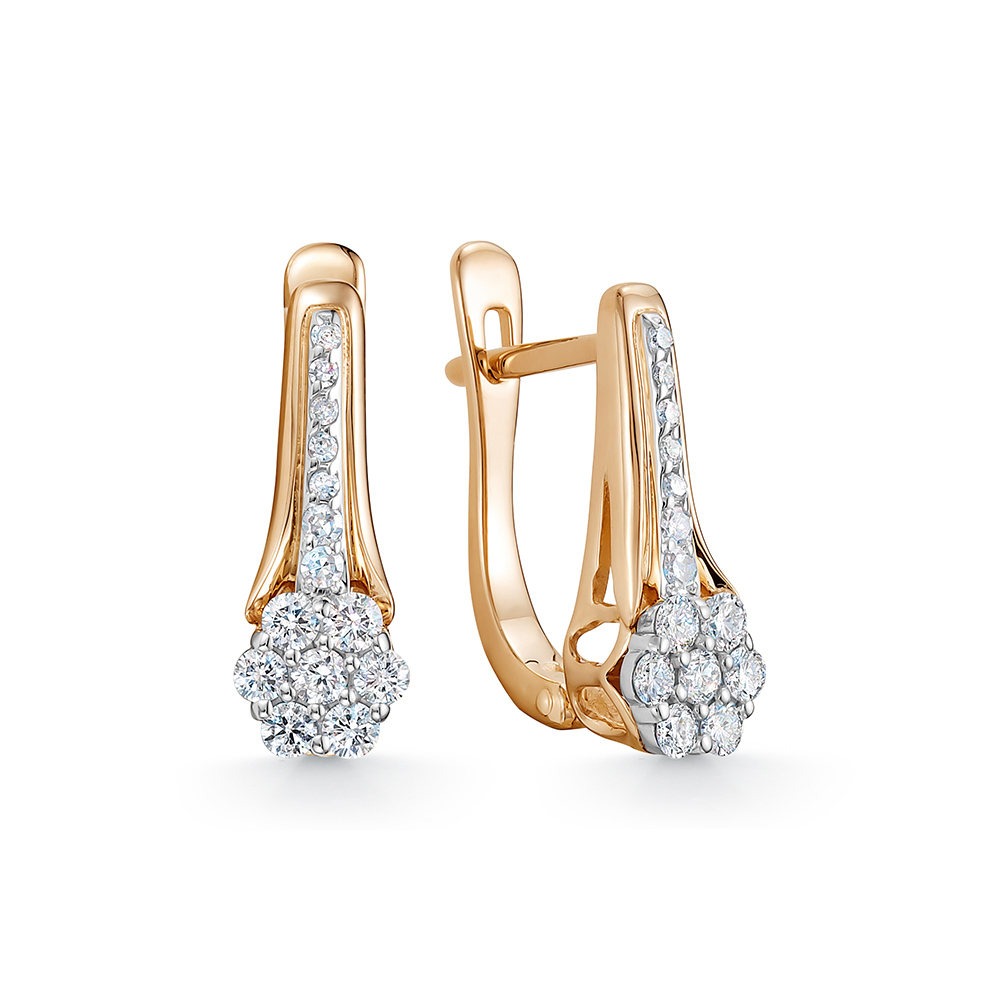 Серьги из золота 585 пробы