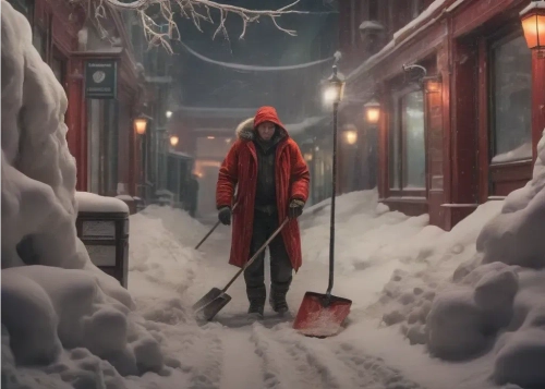 Расчистка снега