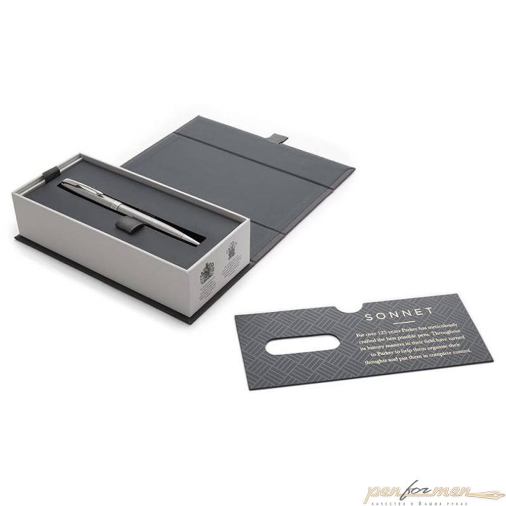 Шариковая ручка Parker Sonnet Core K526 St Steel в коробке (1931512)