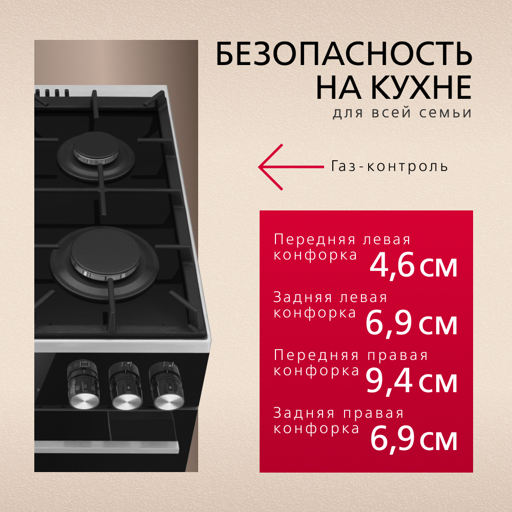 Комбинированная плита Hansa FCML59325